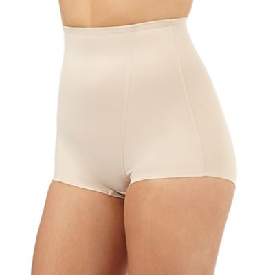 Nude firm control high waisted shaping briefs